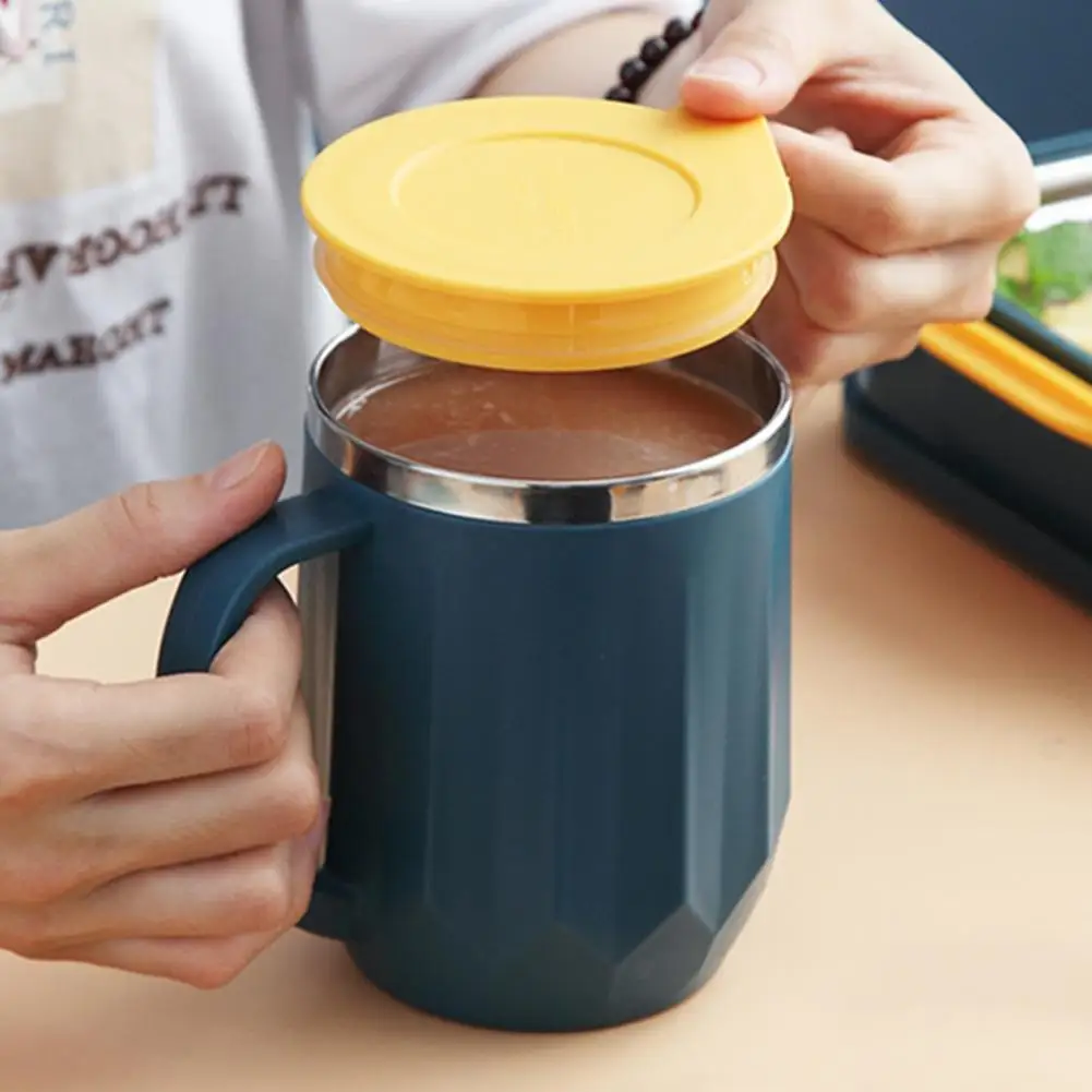 400ml Creative Double Layer Water Cup Coffee Tea Insulated Mug Double Seal With Cover Water Cup Coffee Tea Water Cup Drinkware