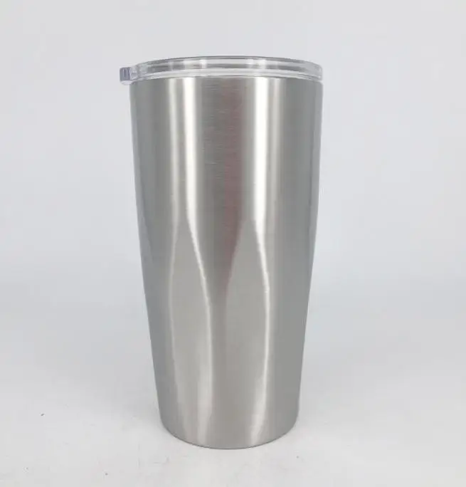 New Style Stainless Steel Tumbler Vacuum Insulated Double Wall 20 Oz Tumbler With Clear Lids Travel Mug Keep Cold Or Hot Drinks