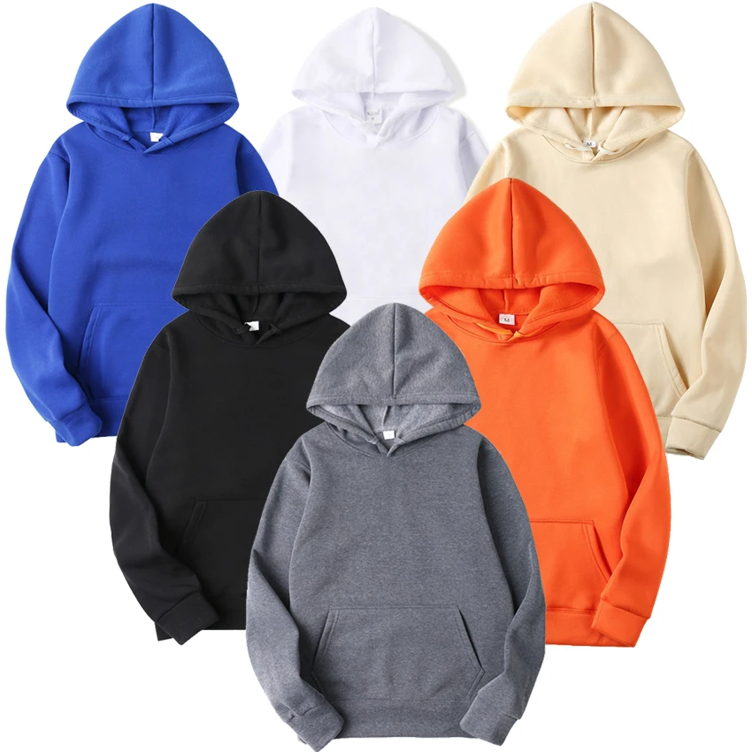 

Quality Brand Men Hoodie 2021 Autumn Hip Hop Streetwear Men Pullover Sweatshirts Hoodies Mens Solid Color Hoodie Male