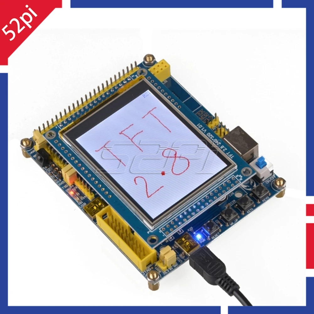 52Pi TFT28 Display + Touch Panel + PCB 2.8 Inch TFT LCD Screen Module  320*240 ILI9341 for Raspberry Pi 4 B / All Models