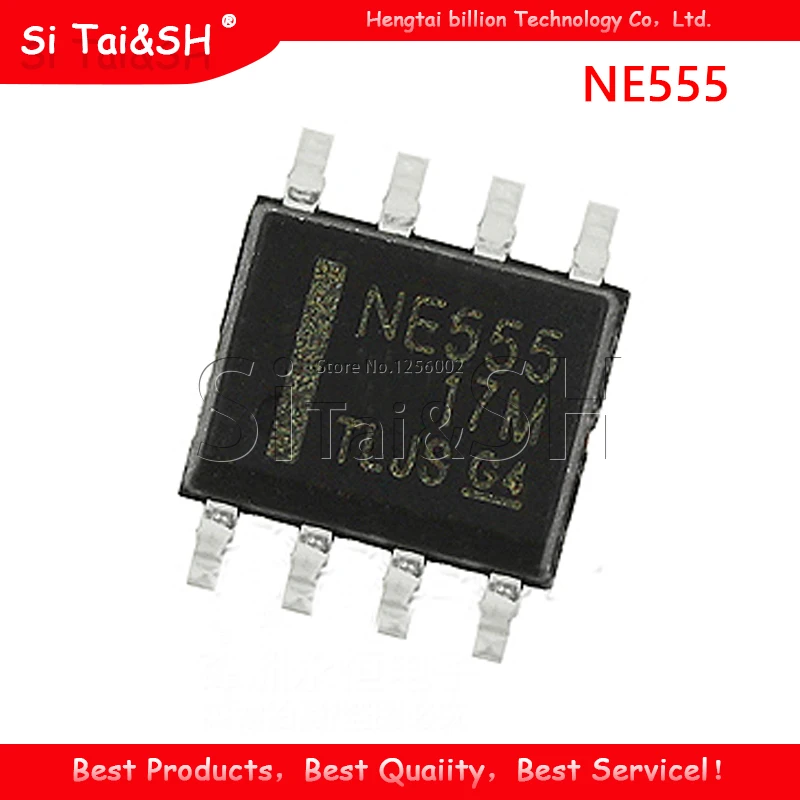 50PCS/Lot NE555 NE555N NE555DR 555 SMD Chip SOP-8 New Original