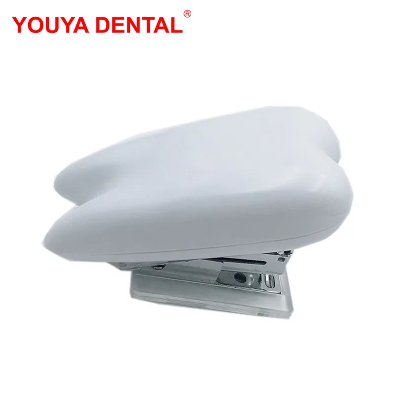 Manual Tooth Shape Stapler Creative Staplers Portable Book Paper Stapling Machine School Office Supplies  Dentistry Dental Gifts