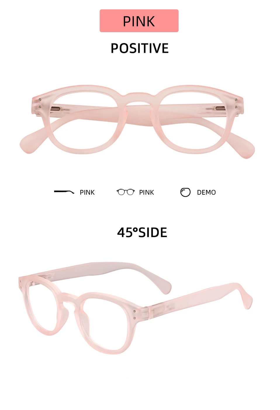 Meeshow Neue Honig Pfirsich Lesebrille Retro Europa Stil Qualität Männer Frauen Brillen Mit Flex Lesebrillen 1513 – Detail 14