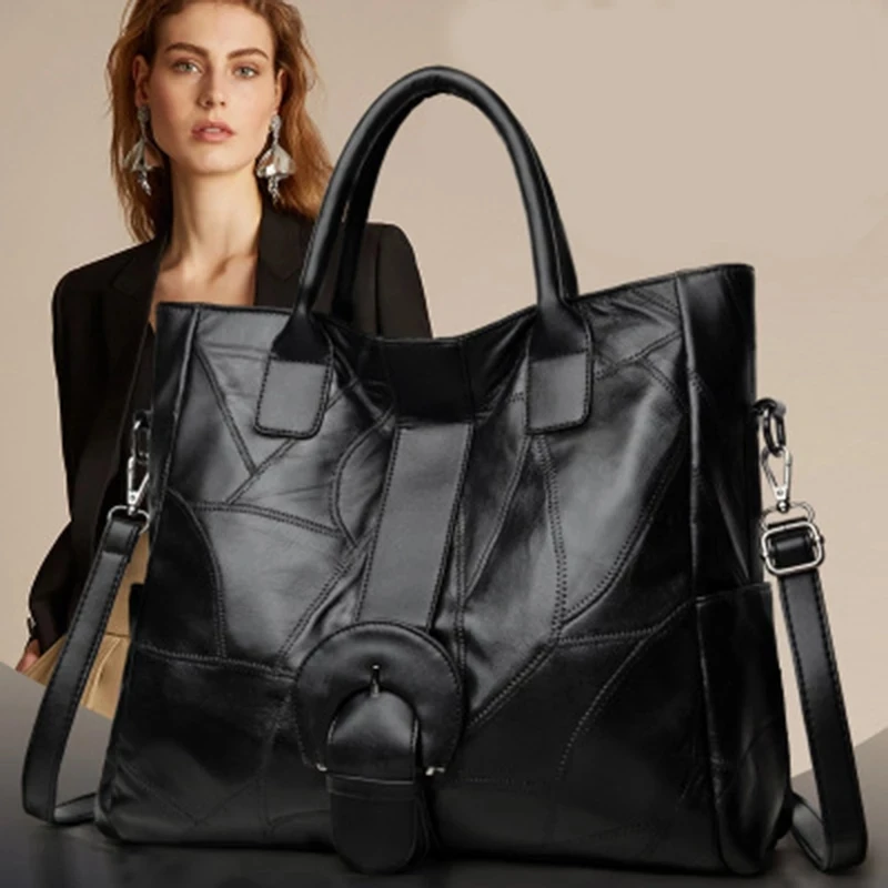 

BENVICHED Women Handbag Fashion Mother Bag New 3 Pcs/Set Female Bags Simple Large-Capacity Retro Shoulder Bag Women's Handbags