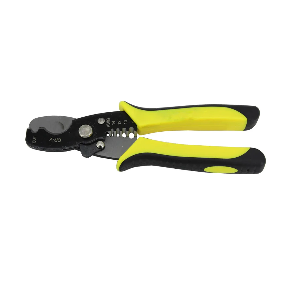 

2 in 1 Wire Stripper Peeling Pliers Crimper Cable Stripping Cutter Electricians Manganese Steel Crimping Hand Tools