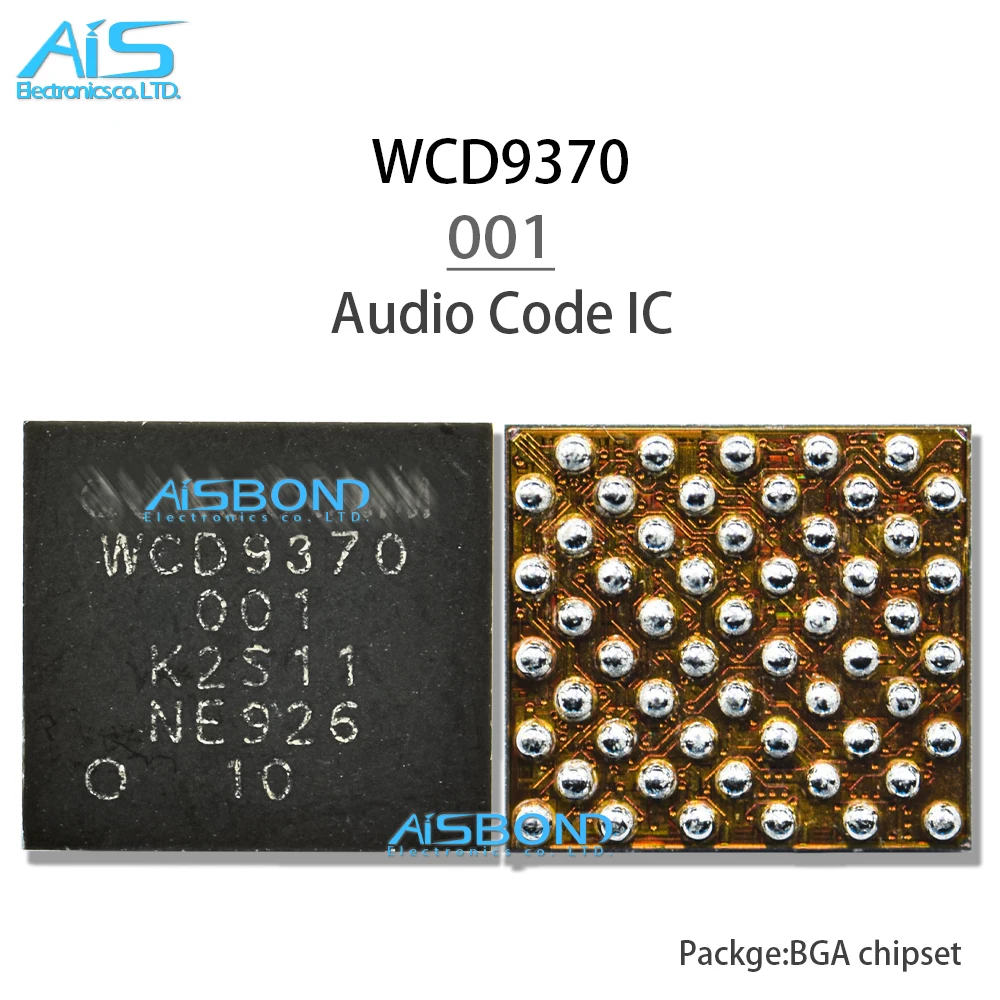 New original WCD9370 001 For Redmi NOTE7 Note8 PRO Audio Code IC Sound Chip