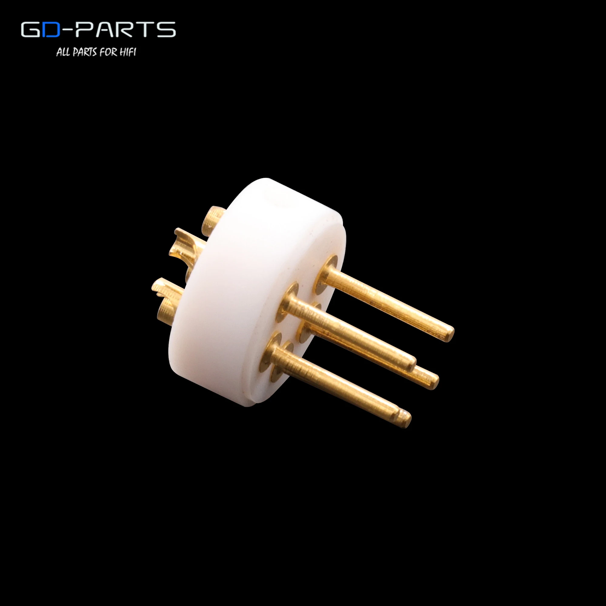 EIZZ Male 5pin DIN Connector LP Turntable Recorder Tonearm Plug Vinyl Jack 24k Gold Plated Copper PTFE Insulator 1PC