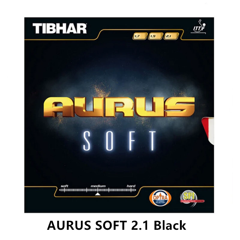 TIBHAR AURUS / AURUS SOUND / SOFT Original TIBHAR Tischtennis-Gummi-Ping-Pong-Schwamm 7