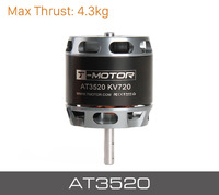 T-MOTOR AT3520 Long Shaft KV550 KV720 KV850 brushless motor for long range drones fixed wing uav