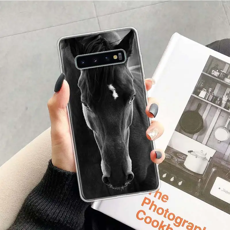 Custodia per telefono cavallo galoppo cavallo per Samsung Galaxy S23 S24 Ultra S20 FE S21 S22 Plus S10 S10E S9 S8 + Soft Cover Fundas