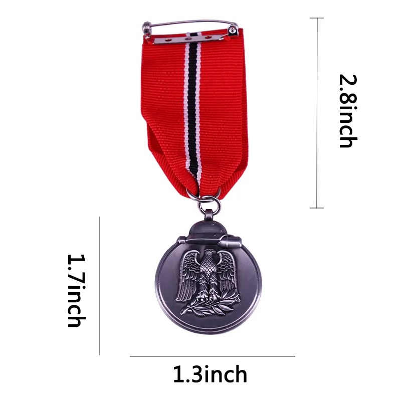 Winter Battle in the East Medal 1941/42 With A Long Ribbon German Military Award During the Second World War