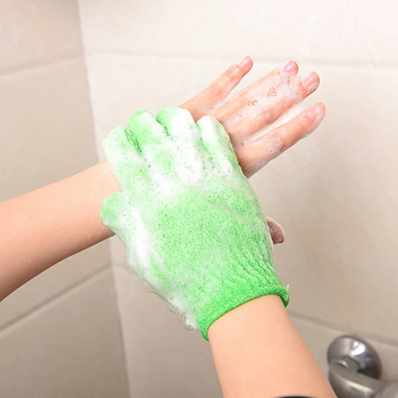 Shower Towel Gloves Bathroom Supplies Bath Scrub Brush Massage Sponge Shower Scrubber Bathroom Supplies