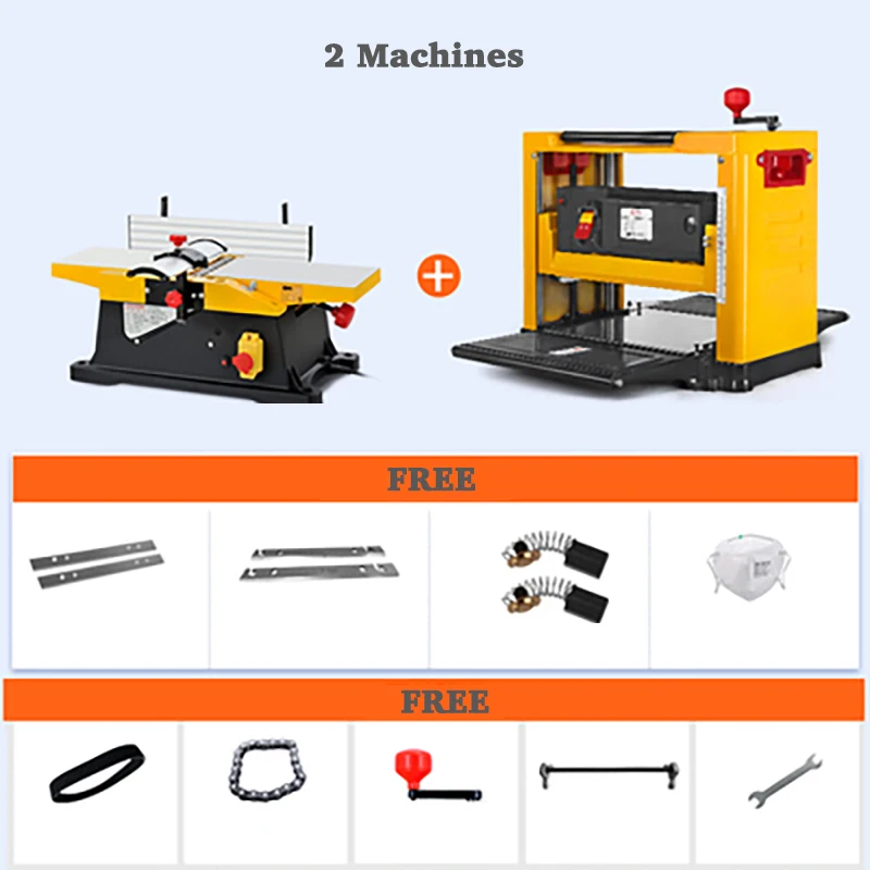 

2kw 13 inch Woodworking Press Planer Small Multi-function High Power Electric Desktop Sheet Planer