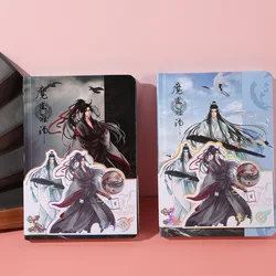 New Anime Grandmaster Of Demonic Cultivation Mo Dao Zu Shi Hardcover Notebook Wei Wei Wuxian, Lan Wangji Figure Retro Handbook