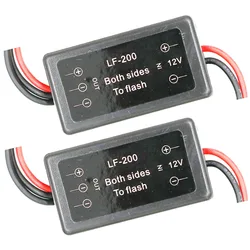 YSY 2pcs Flash Strobe Controller LF-200 Flasher Module for Vehicles Car LED work Light bulb 12V