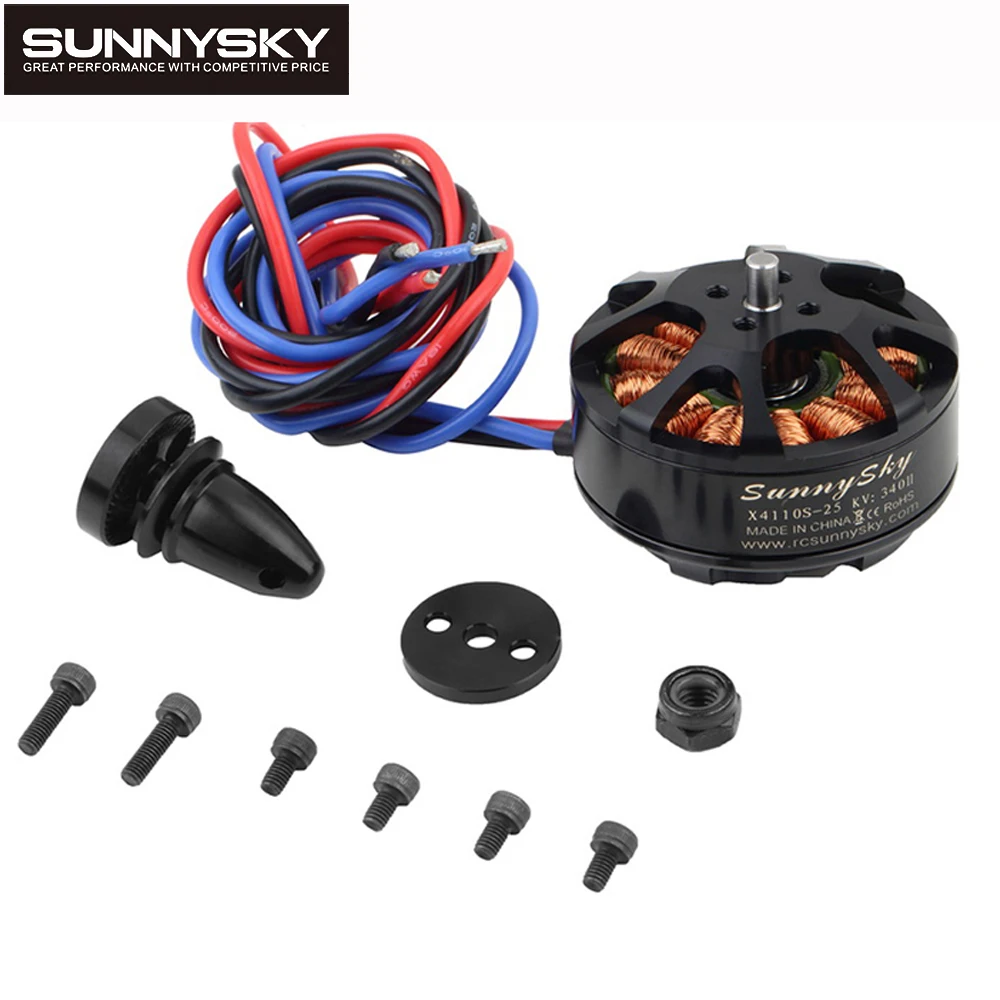 Sunnysky X4110S 340KV 400KV 460KV 580KV 680KV 4S-6S Brushless Motor For RC Multicopter Quadcopter Aerobatic 3D Airplane Toy