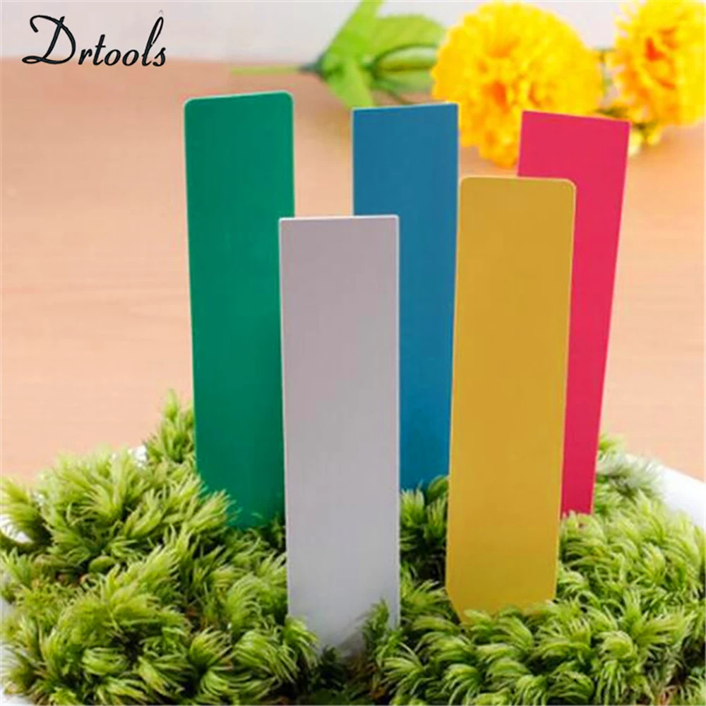 

Free shipping Random Color Plastic Plant Seed Labels Pot Marker Nursery Garden Stake Tags Cute Garden Labels 50 Pcs 4" GT021