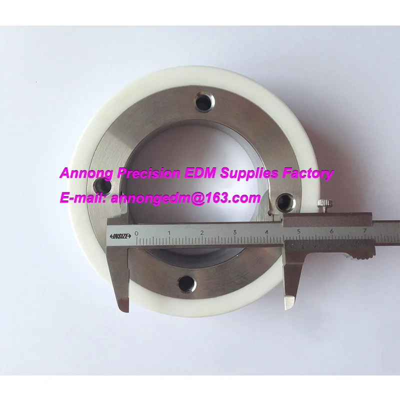 

F413 Pinch Roller (White Ceramic+SUS),A290-8112-X382,Ø80x47x22tmm for α- 0iA,0iB,1iA,1iB,1iC