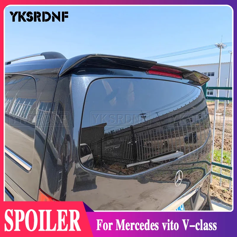 ABS Plastic Unpainted Primer Color Rear Trunk Boot Wing Spoiler For Mercedes Benz Vito V260 V260L V-CLASS 2016-2019