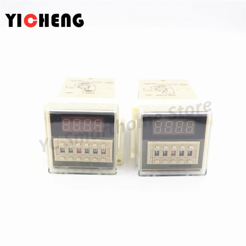 1pcs DH48S-S digital display cycle time controller    AC 220V 110V 36V 380V  AC DC 24V 12V one open and one closed