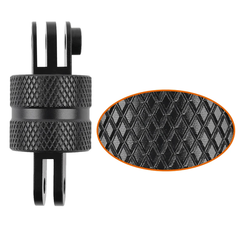 Аксессуары для Gopro 13 12 11, металлический адаптер, 1/4 дюйма, алюминиевый штатив, крепление из сплава с ЧПУ, вращение на 360 градусов для Go Pro Hero DJI OSMO Action