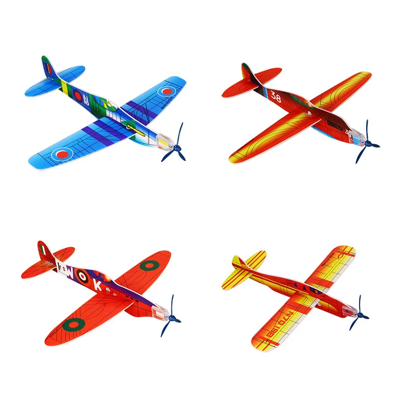 12PCS DIY Hand Werfen Fliegende Segelflugzeuge Kinder Spiele Im Freien Avion Polystyrene Flugzeug Juguetes Divertidos Y Baratos – Detail 3