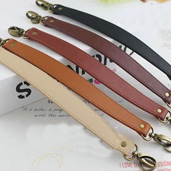 Lady Pu Leather Shoulder Strap Black Handbag Bag Belt Diy Bags Handle Replacement Bag Short Straps Handbags Accessories