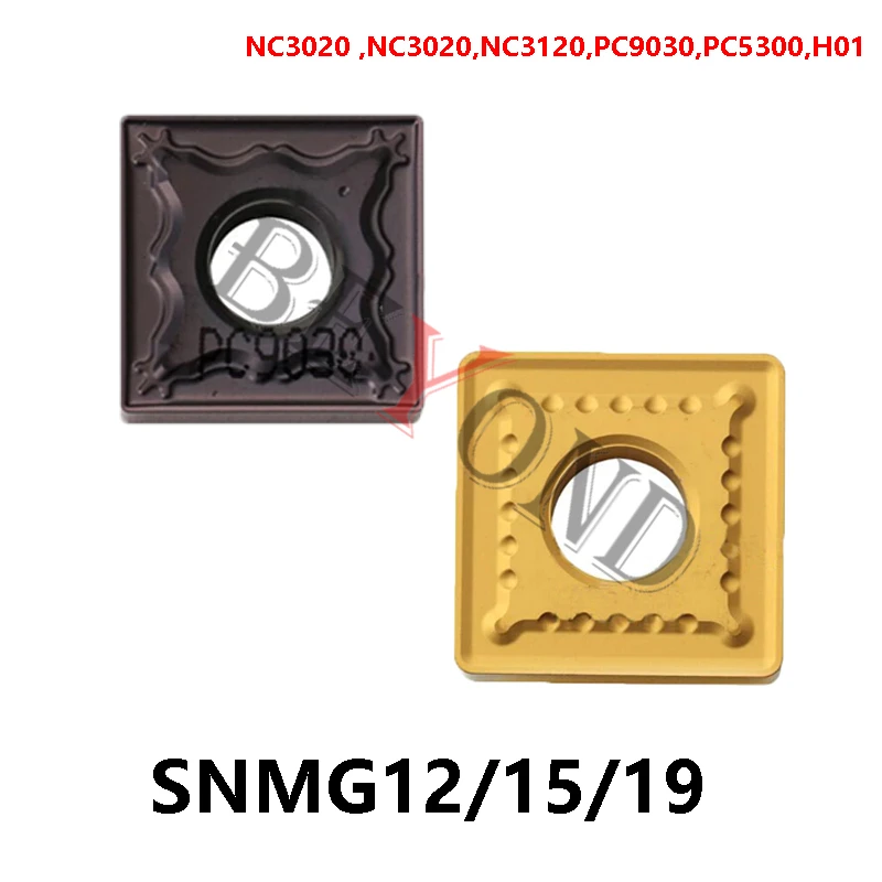 

Original SNMG 120404 120408 Carbide Inserts SNMG120404 SNMG120408 SNMG150612 SNMG190612 NC3030 NC3020 PC9030 Lathe Cutter CNC