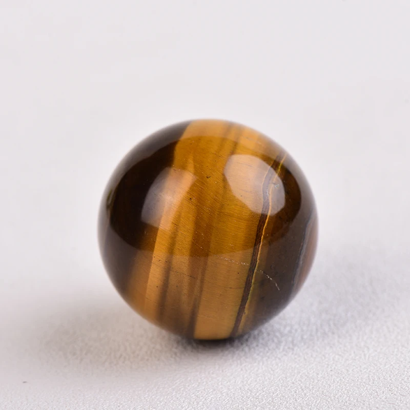 1PC Natural Tiger Eye Stones Ball Polished Ore Mineral Banded Healing Heathy Raw Gemstone Specimen Home Decor Collection Gifts