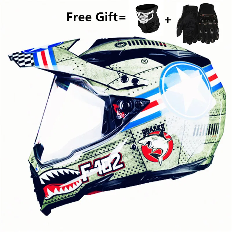 

DOT USA SDU ADULT Helmet for Dirtbike ATV Motocross MX Offroad Motorcyle Street bike Snowmobile HELMET with VISOR (Medium, S