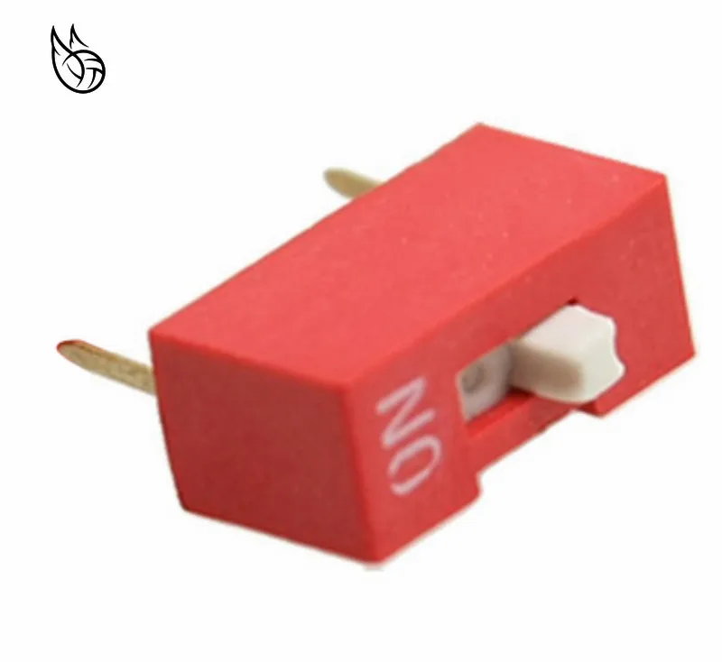 

10Pcs Slide Type Switch Module 1-Bit 2.54mm 1 Position Way Red Pitch