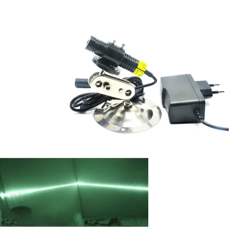 780nm 100mw Laser Diode Line Module K9 Glass Lens 16x68mm With 5V 1A Power Adapter And Holder