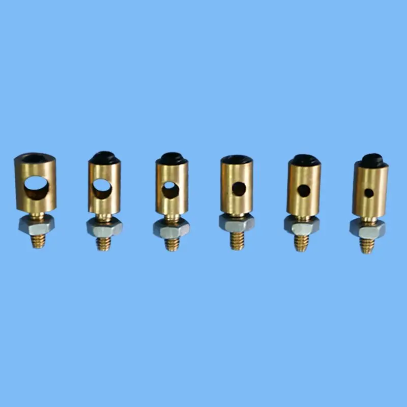 10 Pcs Copper Pushrod Linkage PRC Stopper Servo Connectors Adjustable Easy Diameter For Rc Helicopter Airplane Parts