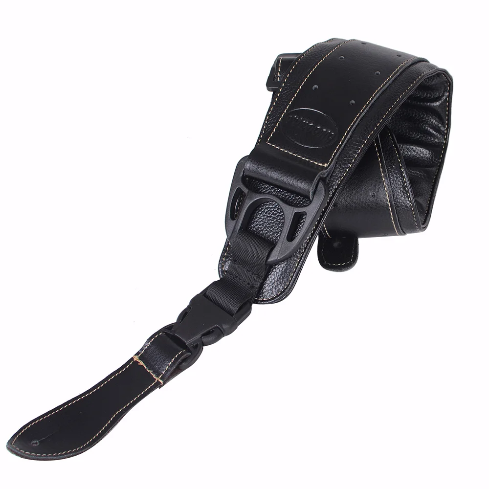 Genuine Leather Bass Guitar Strap Quick Release Soft Durable Guitar Belt for Acoustic Guitar Electric Guitarra Accessories