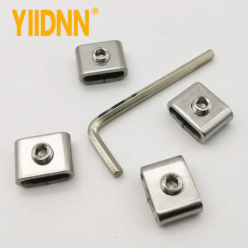 

Scru-Lokt Buckle, 3/8" Width, 50 per Box,304 Stainless Steel