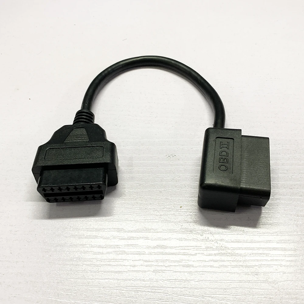 OBD2 extension cable 16pin 30 cm, OBD2 extension cable, diagnostic pad extension cable, OBD2 adapter cable