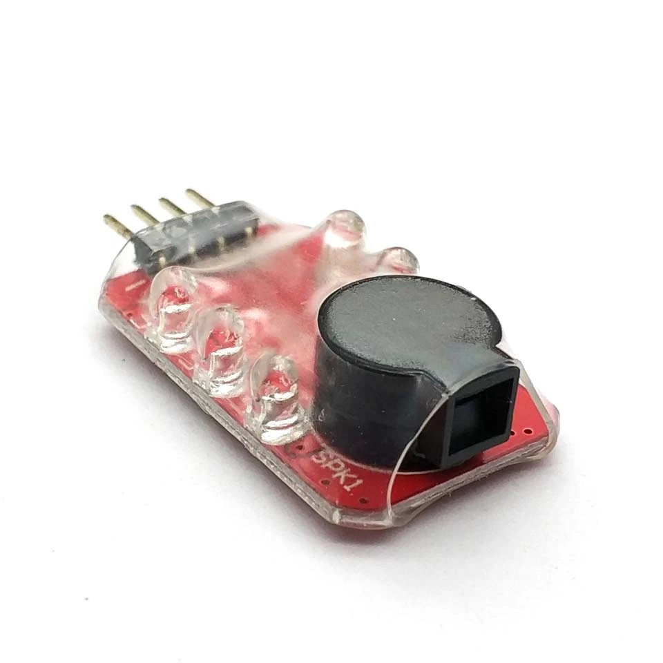 2-3S BB low voltage alarm buzzer electric display Lithium battery electric quantity Single horn