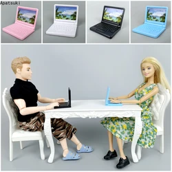 1:6 Dollhouse Miniature Modern Computer Desktop For Barbie Doll Decoration Accessories Kids Toy Christmas Gift Toys