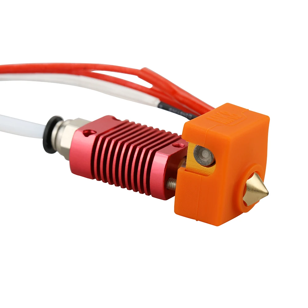 

Собранный 1,75 мм Экструдер Hotend kit алюминиевый тепловой блок для 3D принтера Ender-3/CR-10/CR-10S С 0,4 мм соплом принтера
