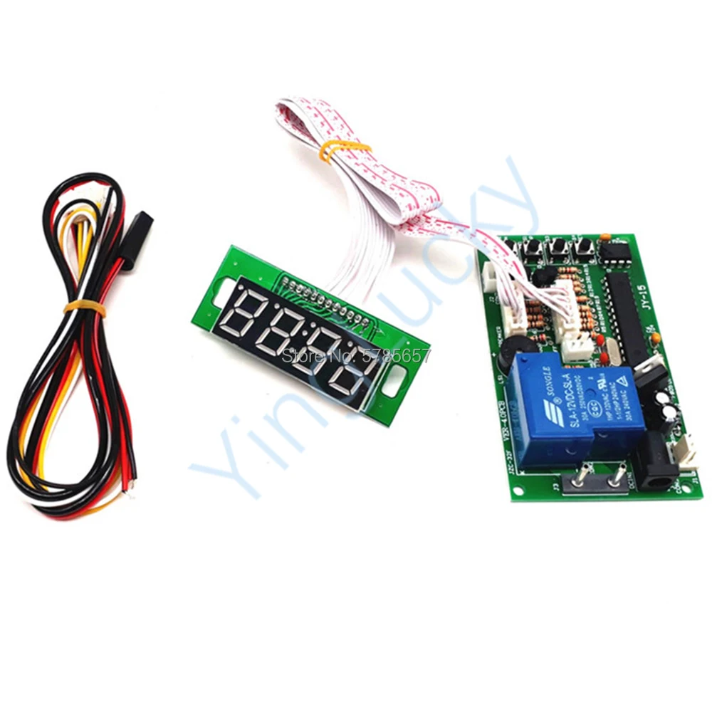 Power Timer Controller Board JY-15B mit 40cm weiß blei core, verwendet für münzprüfer selector Arcade Schrank Automaten