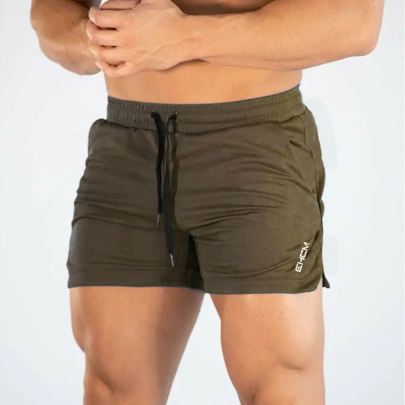 Pantalones cortos transpirables para hombre, ropa informal para correr, gimnasio, Fitness, entrenamiento