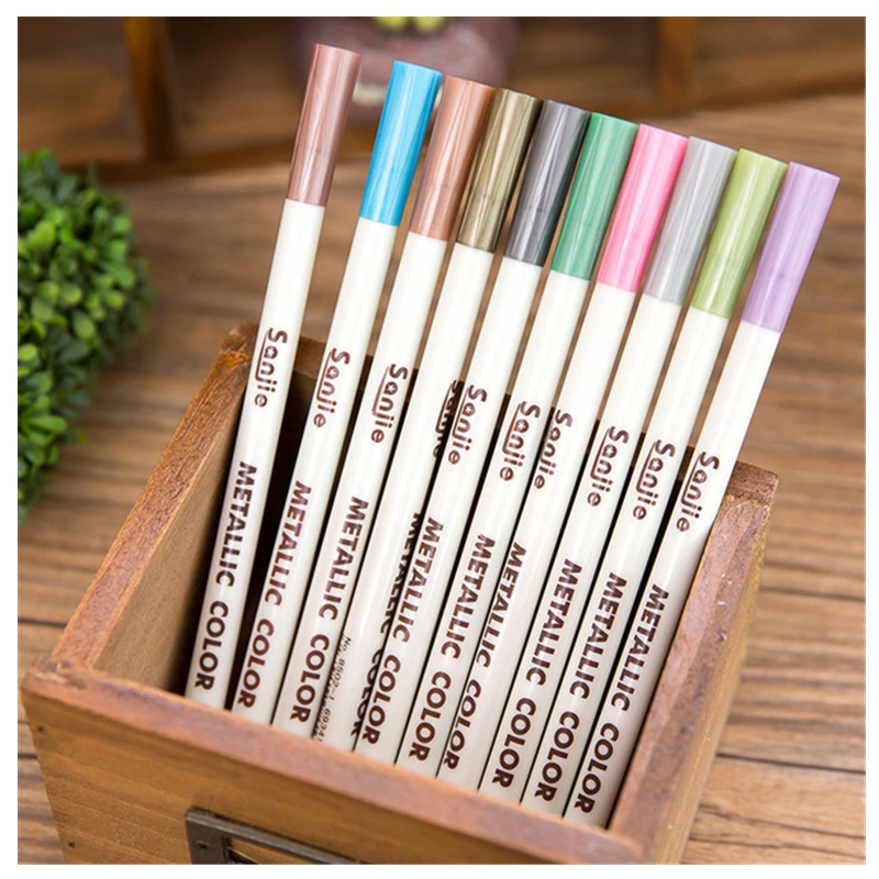 Decorative graffiti color metal pen photo album DIY graffiti pen paint pen creative stationery painting supplies