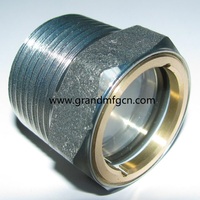 NPT3/4 inch High Pressure Carbon steel oil level sight glass plug custom available Speed Reducer Air Compressor Pump
