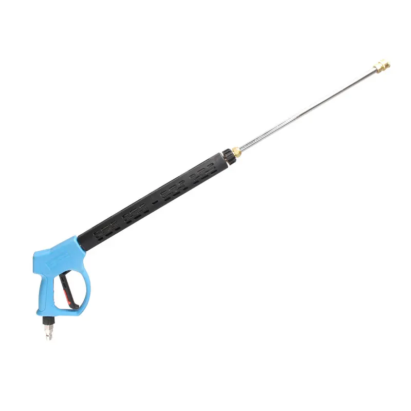 Rondella ad alta pressione pistola ad acqua pistola ad acqua cilindrica a forma di ventaglio pistola a spruzzo a barilotto con prolunga anti-avvolgimento