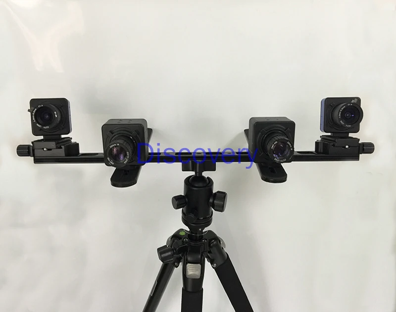 Binocular suporte de câmera dupla placa de visão estéreo experiência ccd suporte 3d reconstrução 3d scanner