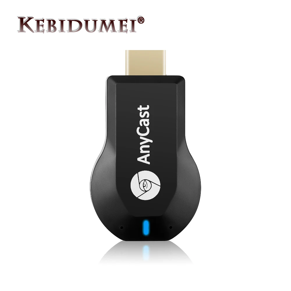 Kebidumei-adaptador dongle de pantalla wifi compatible con HDMI, receptor Mirascreen TV stick compatible con Netflix, windows, ios, Android