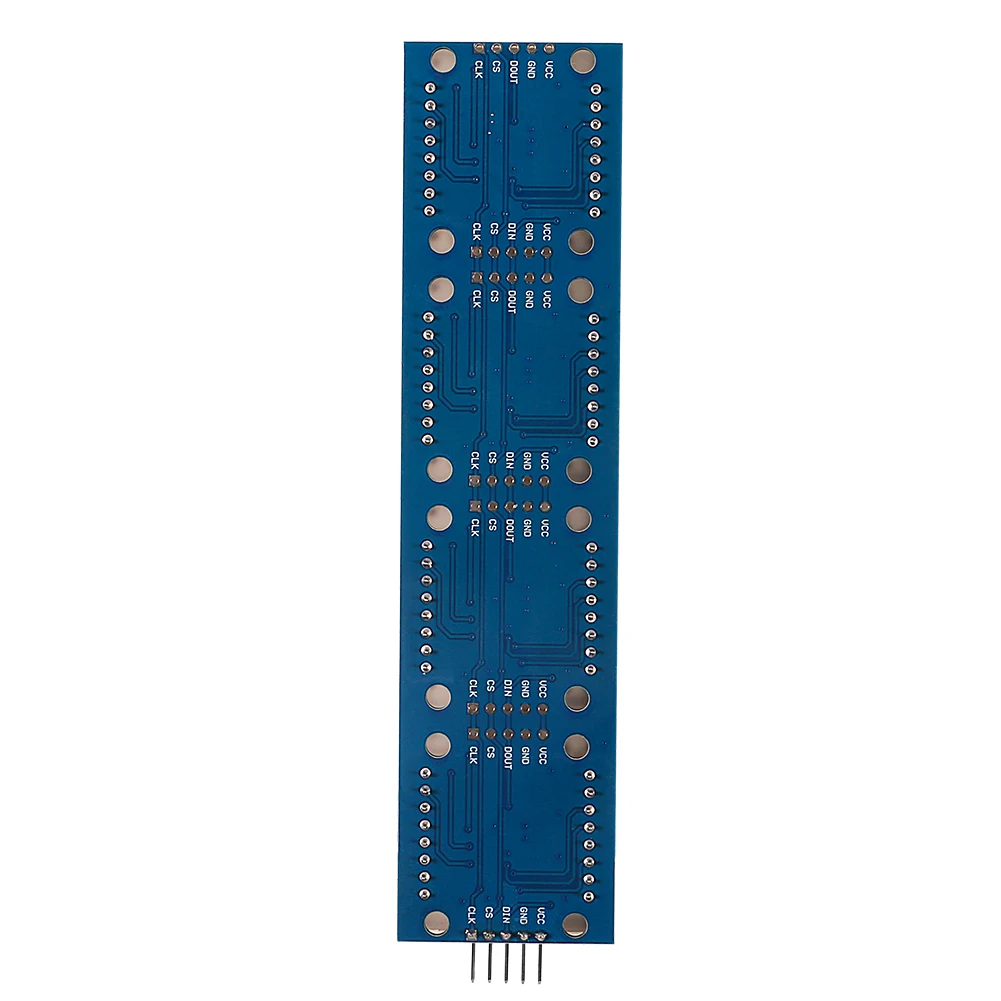 Display Dot Matrix Module Control Send Max 7219 Dots Single Clip 4 in 1 5P Line H6A4 Microcomputer with DuPont Line