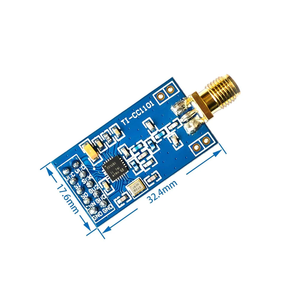 C1101 Wireless Module With SMA Antenna Wireless Transceiver Module For Arduino 433MHZ