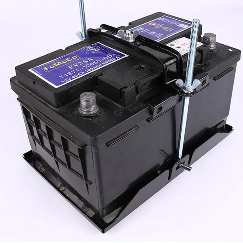 Universal Adjustable Battery Holder Stabilizer Mount Storage Rack Fixed Bracket Stand Automob Battery Hold Down Set