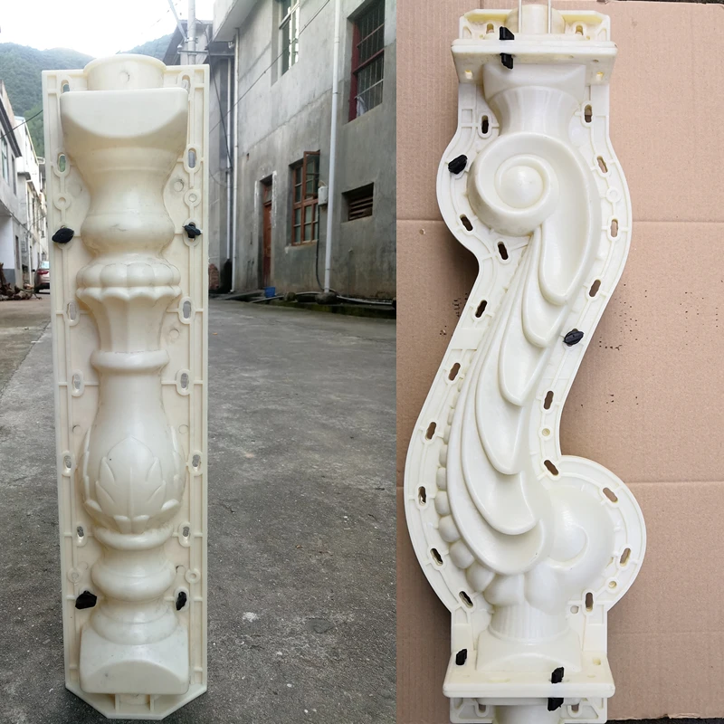 Precast Baluster Molds, Square Seahorse, Tulip, Octagonal Plaster, Balcony Concrete Fence, Balustrade Columns, H 70cm/ 27.56\